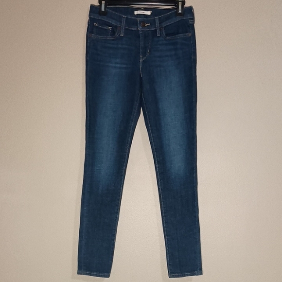 Levi's 711 Skinny Dark Wash - Picture 1 of 4